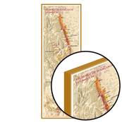 Carte du Vignoble de Bourgogne Cte d'Or lamine
