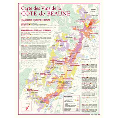 Carte des Vins de la Côte-de-Beaune