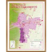 Carte des Vins de Gevrey-Chambertin encadre