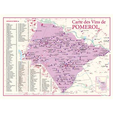Carte des Vins de Pomerol