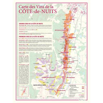 Carte des Vins de la Côte-de-Nuits