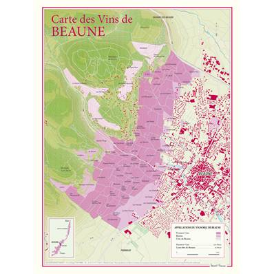 Carte des Vins de Beaune