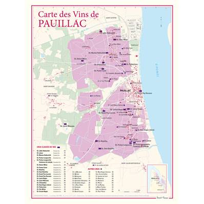 Carte des Vins de Pauillac