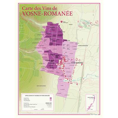 Carte des Vins de Vosne-Romanée