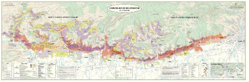 Carte du Vignoble de Bourgogne Côte d'Or