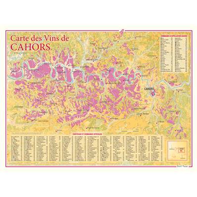 Carte des Vins de Cahors