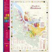Carte du Vignoble de Bordeaux plie