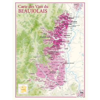 Carte des Vins du Beaujolais