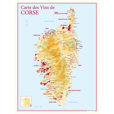 Carte des Vins de Corse