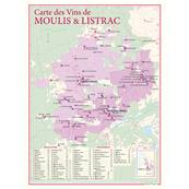 Carte des Vins de Moulis et de Listrac