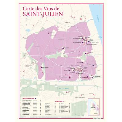 Carte des Vins de Saint-Julien