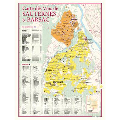 Carte des Vins de Sauternes & Barsac