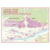 Carte des Vins de Bourgueil et de Saint-Nicolas de Bourgueil