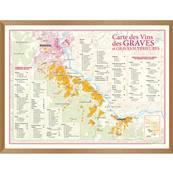 Carte des Vins des Graves encadre