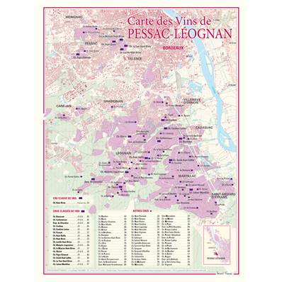 Carte des Vins de Pessac-Léognan