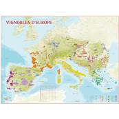 Carte du Vignoble d'Europe