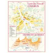 Carte des Vins de Chablis et des Grands Crus de Chablis