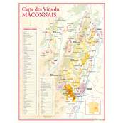 Carte des Vins du Mconnais