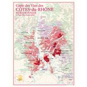 Carte des Vins des Côtes-du-Rhône Méridionales