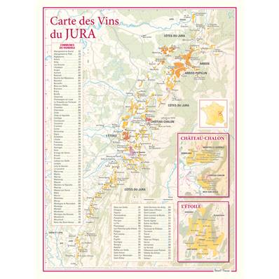 Carte des Vins du Jura