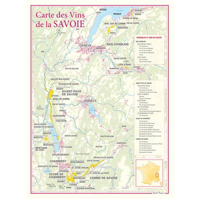 Carte des Vins de la Savoie