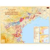 Carte du Vignoble du Languedoc et du Roussillon