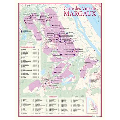 Carte des Vins de Margaux