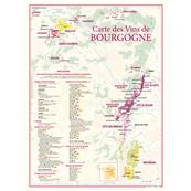 Carte Des Vins D Alsace Poster 30 X 40 Cm